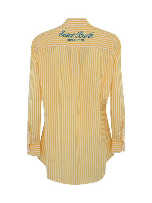 Camicia Brigitte a righe in popeline Mc2 Saint Barth | BRIGITTE03866H POPELINE SB BEACH STRIP